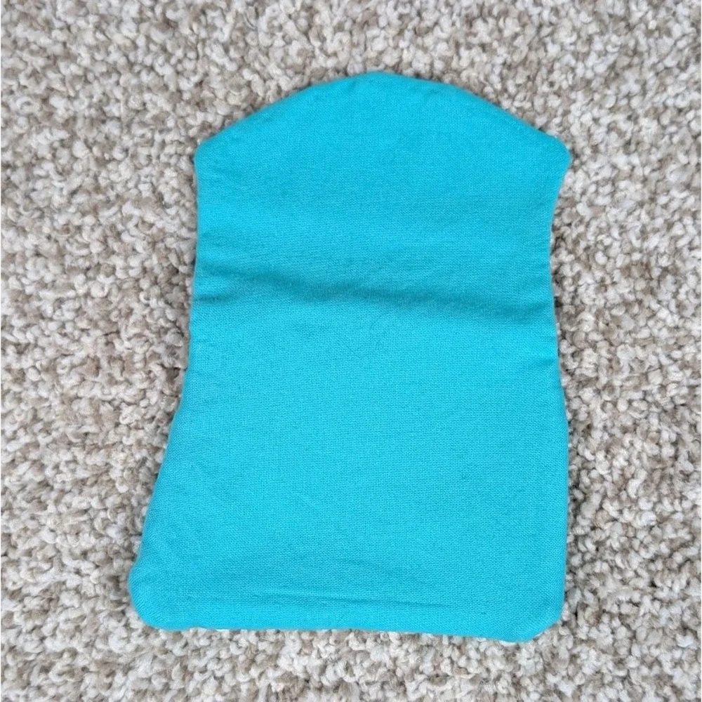 Teal Pocket Wallet Card Holder‎ Coin Pouch Small Bag Handmade Wallet Travel Gift